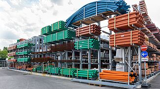 cantilever racking, galvanized